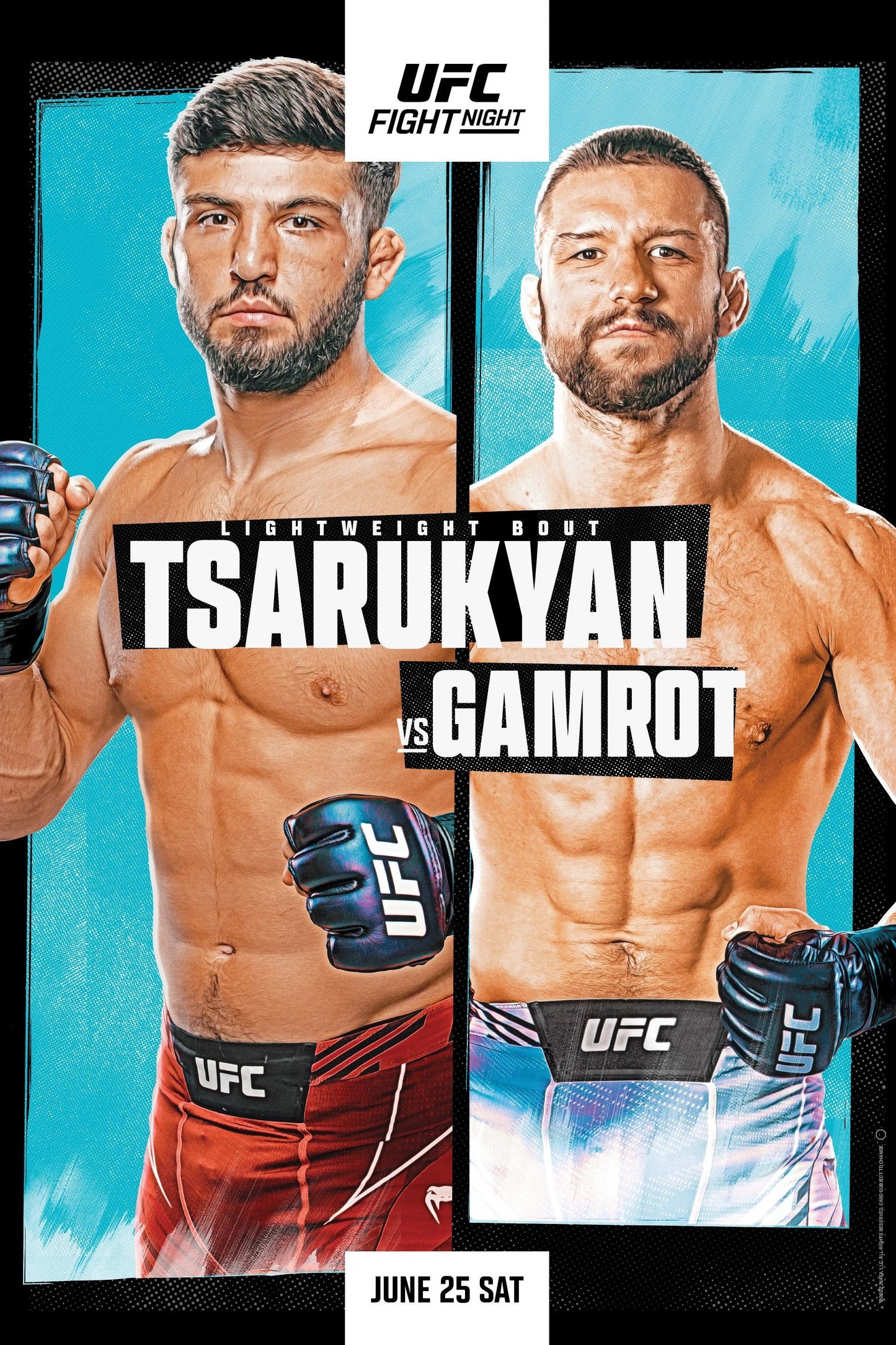 UFC On Espn 38 Tsarukyan Vs. Gamrot Keychain