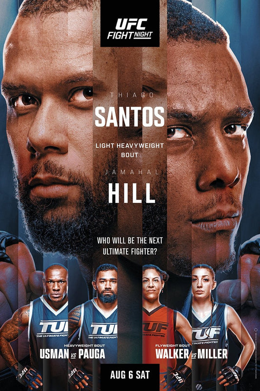 UFC On Espn 40 Santos Vs. Hill Keychain
