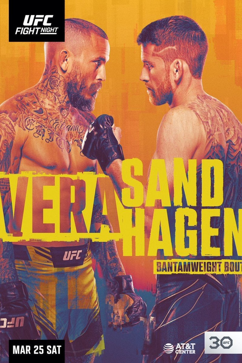UFC On Espn 43 Vera Vs. Sandhagen Keychain