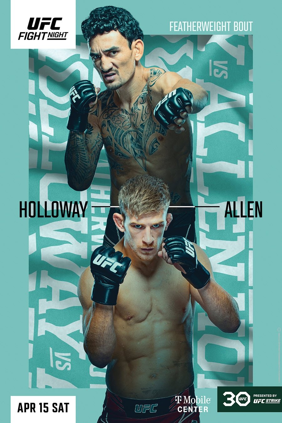 UFC On Espn 44 Holloway Vs. Allen Keychain