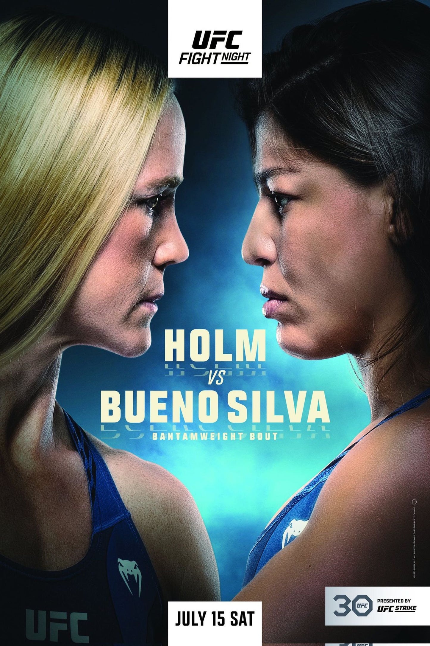 UFC On Espn 49 Holm Vs. Bueno Silva Keychain