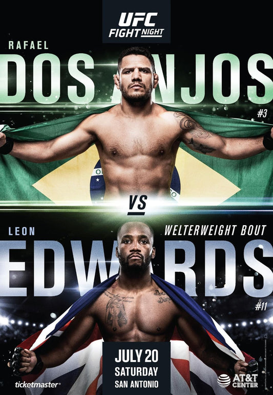 UFC On Espn 4 Dos Anjos Vs. Edwards Keychain