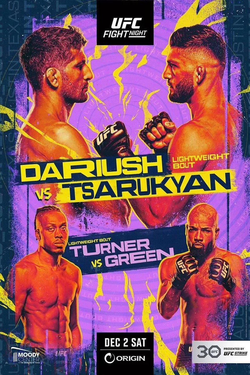 UFC On Espn 52 Dariush Vs. Tsarukyan Keychain