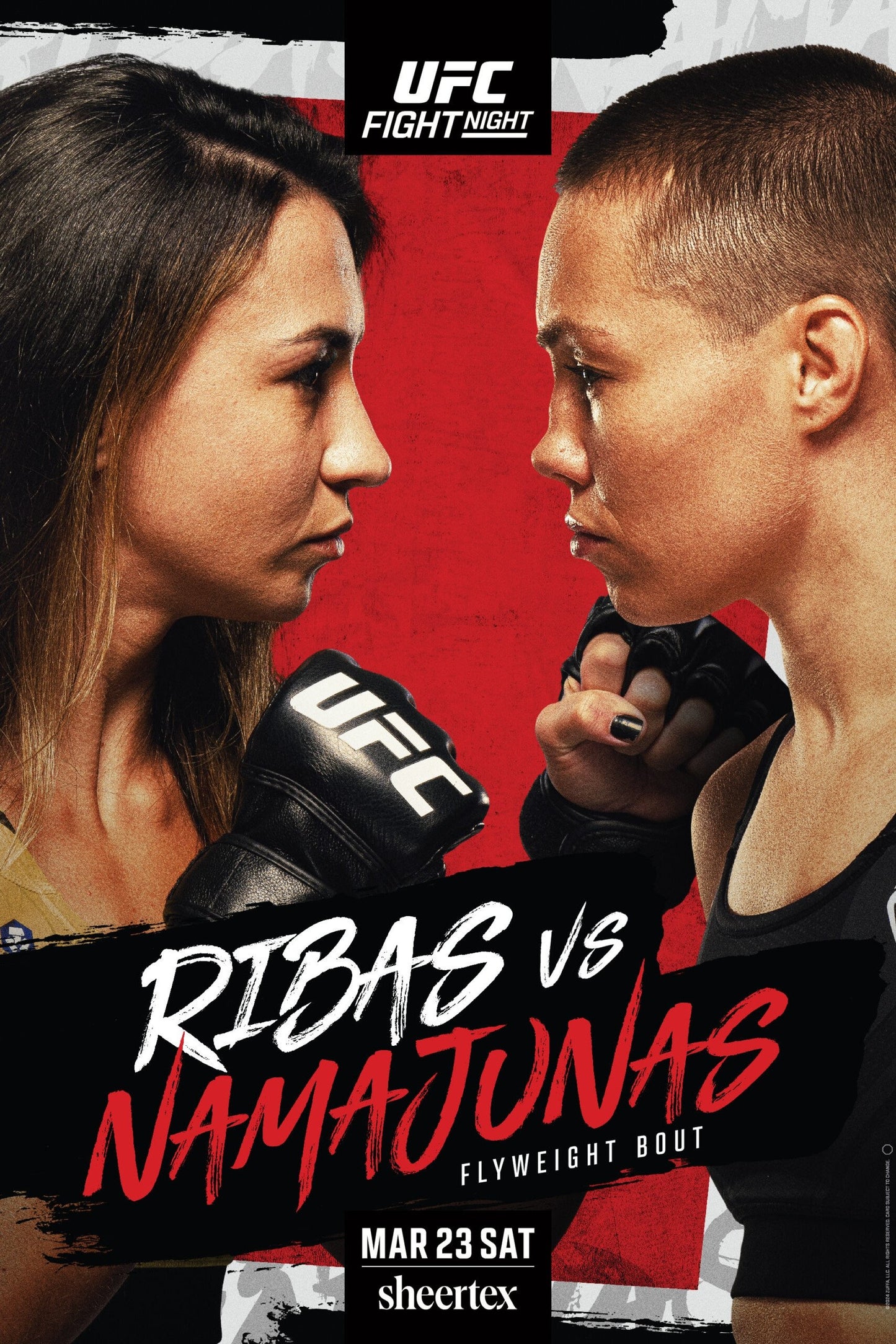 UFC On Espn 53 Ribas Vs. Namajunas Keychain
