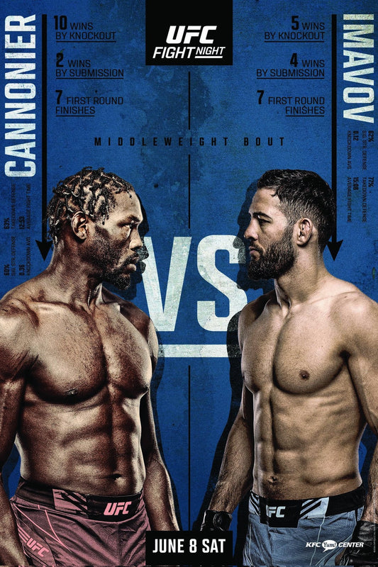 UFC On Espn 57 Cannonier Vs. Imavov Keychain