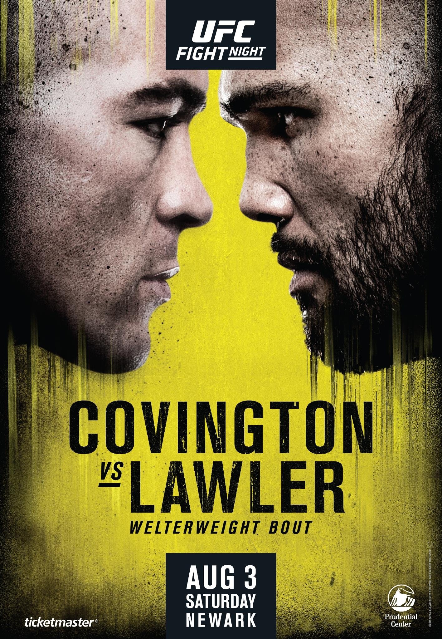 UFC On Espn 5 Covington Vs. Lawler Keychain