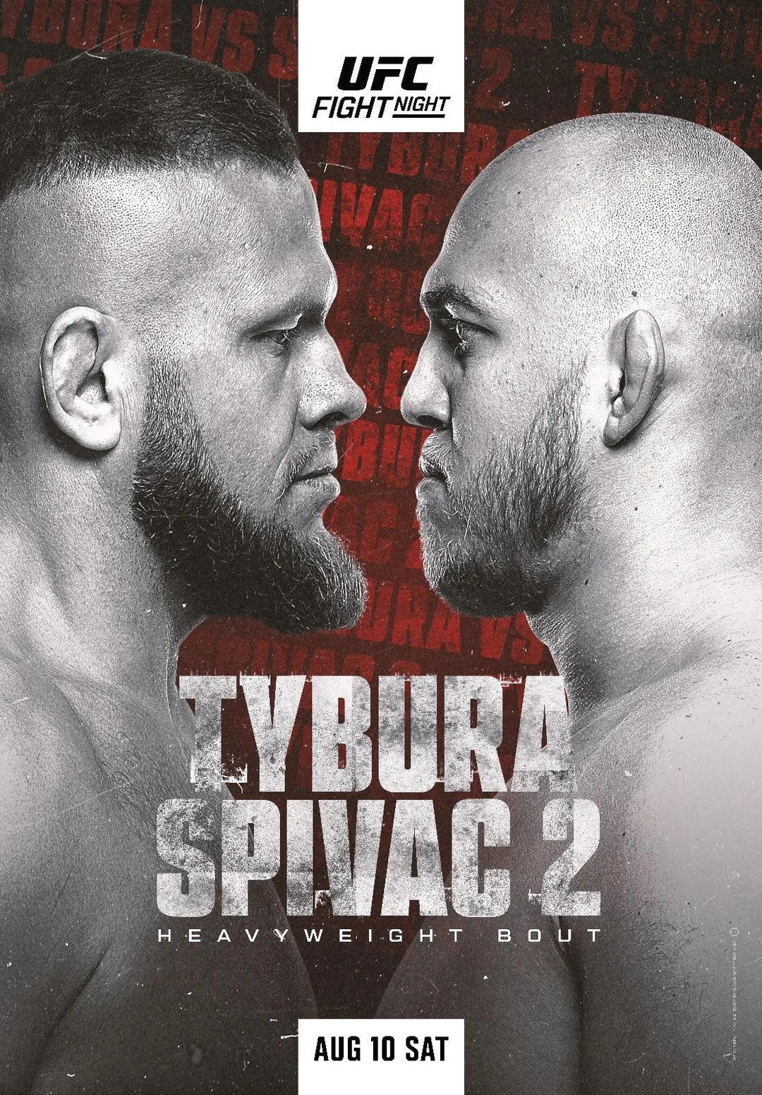 UFC On Espn 61 Tybura Vs. Spivac 2 Keychain