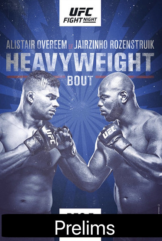 UFC On Espn 7 Overeem Vs. Rozenstruik Prelims Keychain
