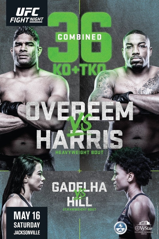 UFC On Espn 8 Overeem Vs. Harris Keychain