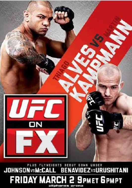 UFC On Fx 2 Alves Vs. Kampmann Keychain