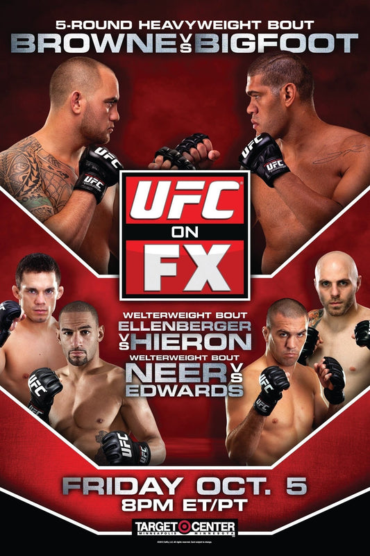 UFC On Fx 5 Browne Vs. Bigfoot Keychain