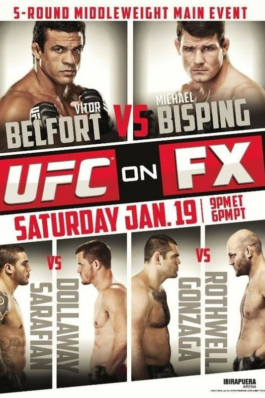 UFC On Fx 7 Belfort Vs. Bisping Keychain