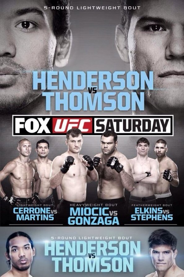UFC On Fox 10 Henderson Vs. Thomson Keychain