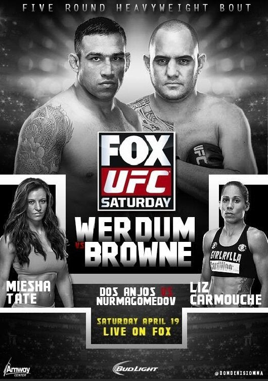 UFC On Fox 11 Werdum Vs. Browne Keychain