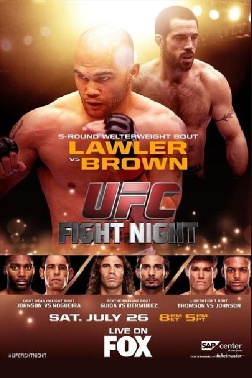 UFC On Fox 12 Lawler Vs. Brown Keychain