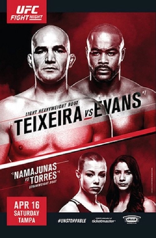 UFC On Fox 19 Teixeira Vs. Evans Keychain