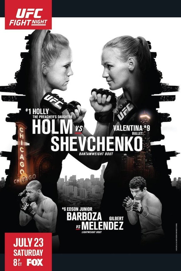 UFC On Fox 20 Holm Vs. Shevchenko Keychain