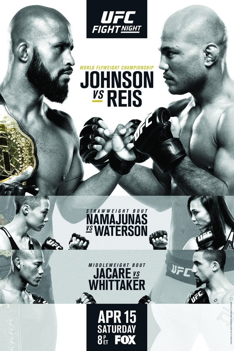 UFC On Fox 24 Johnson Vs. Reis Keychain