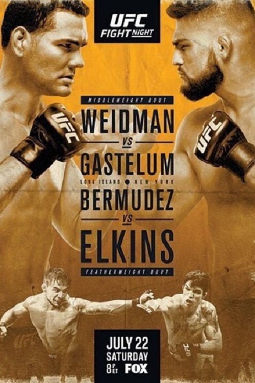 UFC On Fox 25 Weidman Vs Gastelum Keychain