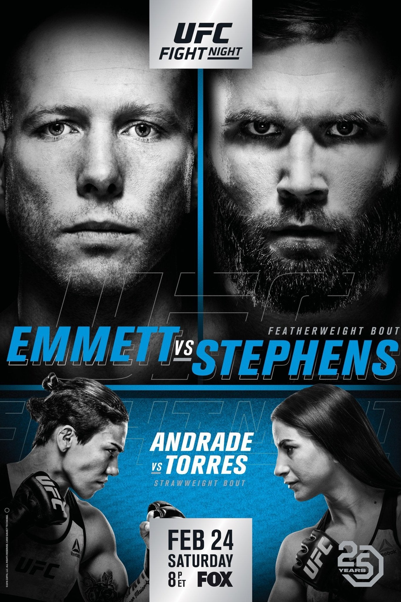UFC On Fox 28 Emmett Vs. Stephens Keychain
