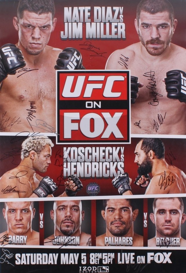 UFC On Fox 3 Diaz Vs. Miller Keychain
