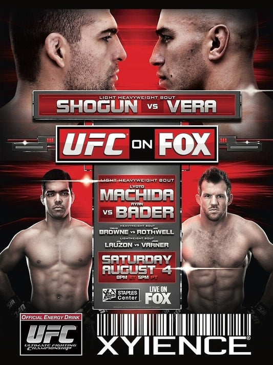 UFC On Fox 4 Shogun Vs. Vera Keychain