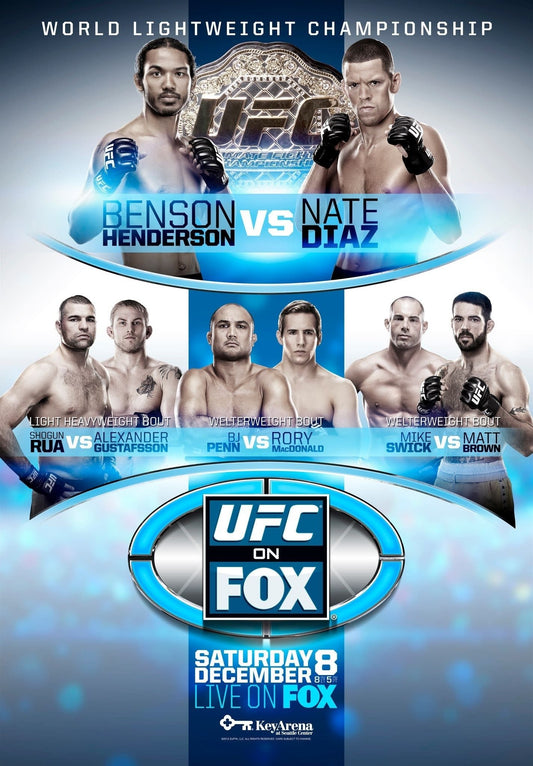 UFC On Fox 5 Henderson Vs. Diaz Keychain
