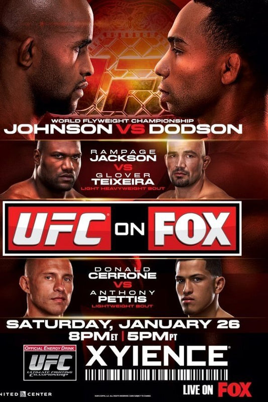 UFC On Fox 6 Johnson Vs. Dodson Poster Print