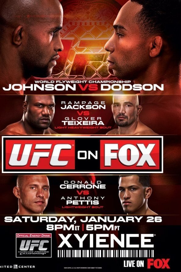 UFC On Fox 6 Johnson Vs. Dodson Keychain