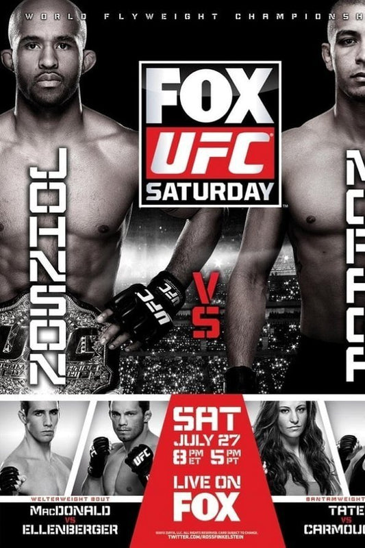UFC On Fox 8 Johnson Vs. Moraga Keychain