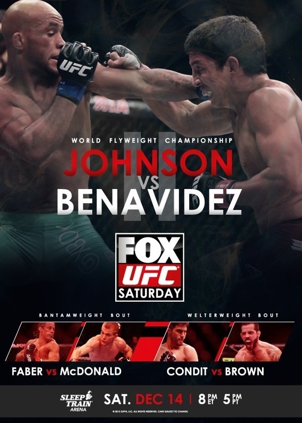 UFC On Fox 9 Johnson Vs. Benavidez 2 Keychain