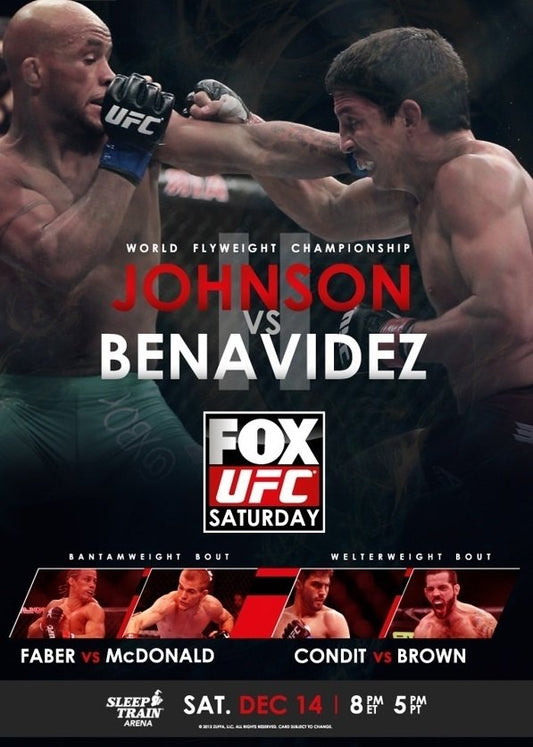 UFC On Fox 9 Johnson Vs. Benavidez 2 Keychain