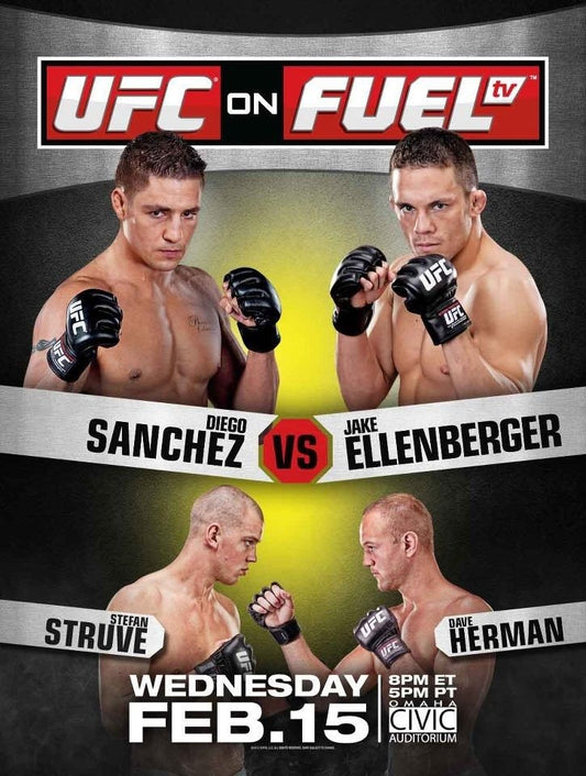 UFC On Fuel Tv 1 Sanchez Vs. Ellenberger Keychain