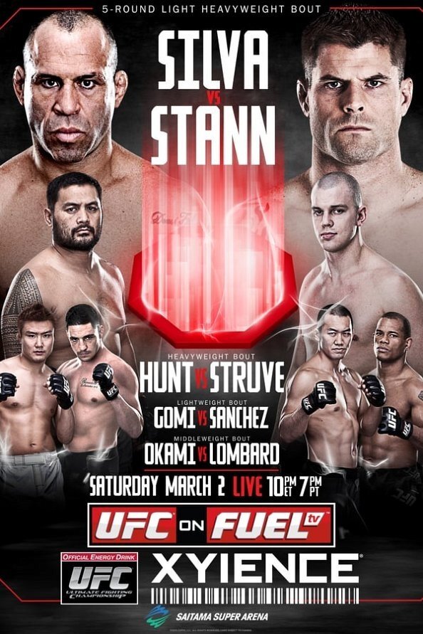 UFC On Fuel Tv 8 Silva Vs. Stann Keychain