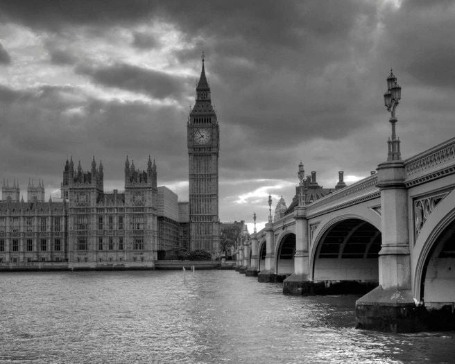 Uk Big Ben And Wesminister Bridge Glossy Keychain London Keychain United Kingdom