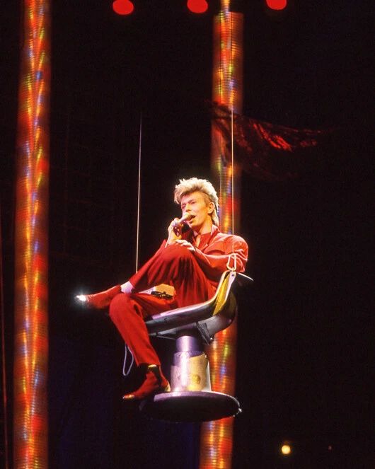 Uk Singer David Bowie Glossy Keychain Rock Print Ziggy Stardust Keychain Pop