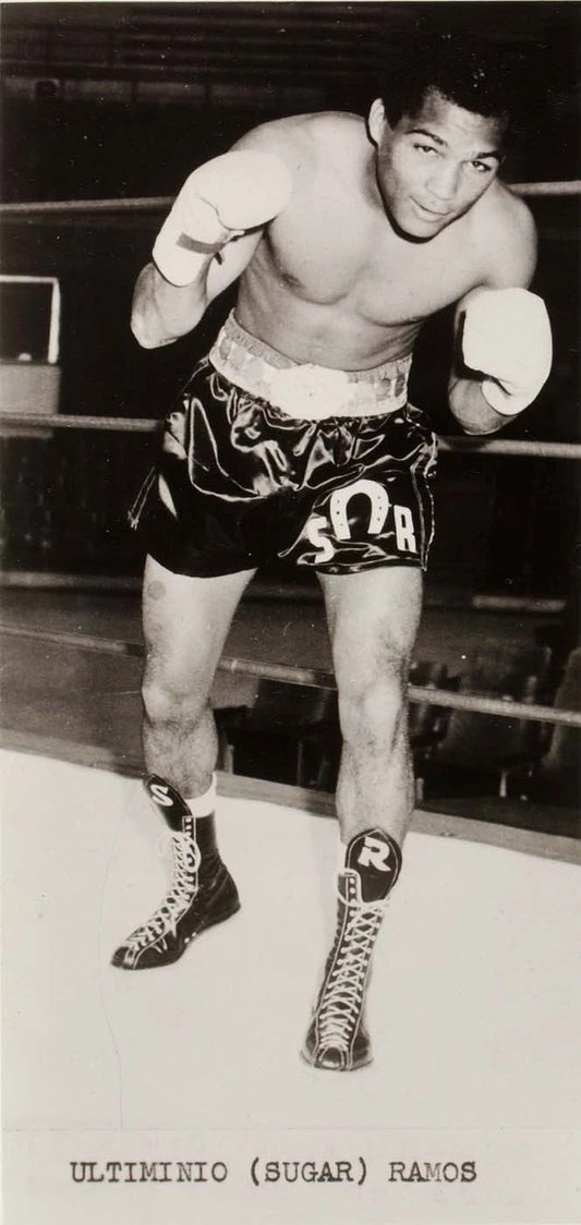 Ultiminio Sugar Ramos Keychain Boxing Picture Wide Border Deceased