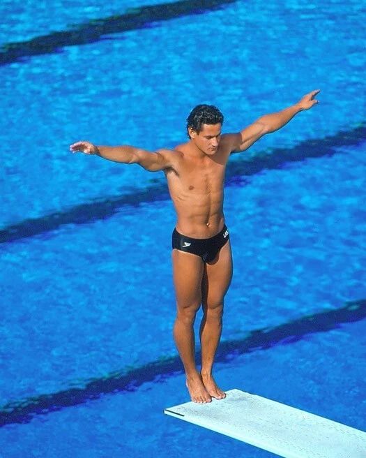 Usa Driver Greg Louganis Glossy Keychain Seoul Keychain