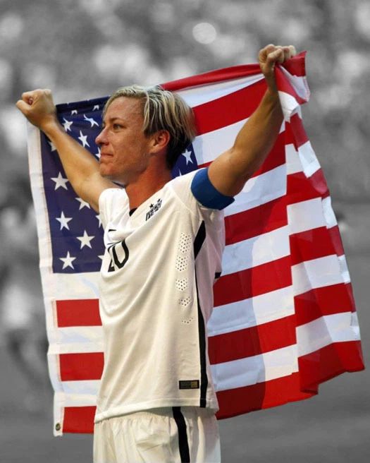 Usa Soccer Abby Wambach Glossy Keychain Spotlight Keychain 2015 World Cup Champs