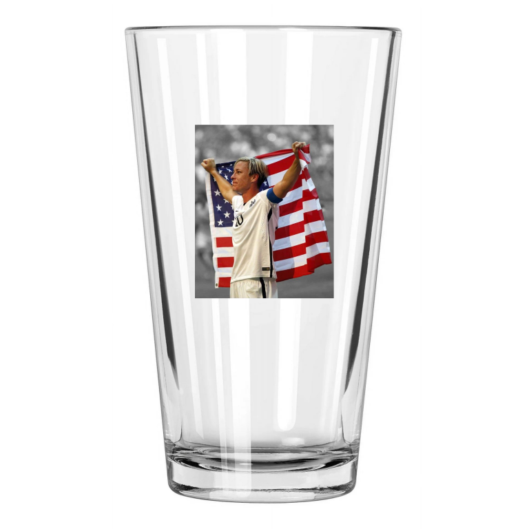 Usa Soccer Abby Wambach Spotlight 2015 World Cup Champs Pint Beer Drinking Glass