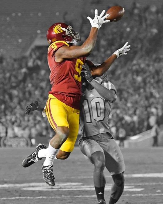 Usc Trojans Juju Smith Schuster Glossy Spotlight Keychain Keychain