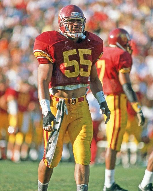 Usc Trojans Junior Seau Glossy Magnet Ncaa College Magnet Print