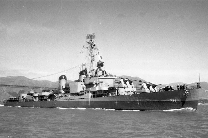 Uss Barton Photo Dd 722 Navy Us Usa Military Destroyer Picture