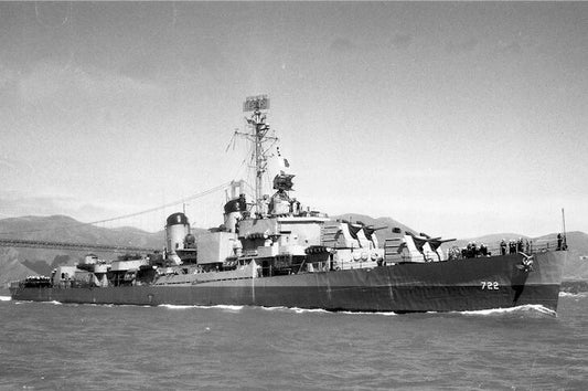 Uss Barton Magnet Dd 722 Navy Us Usa Military Destroyer Picture