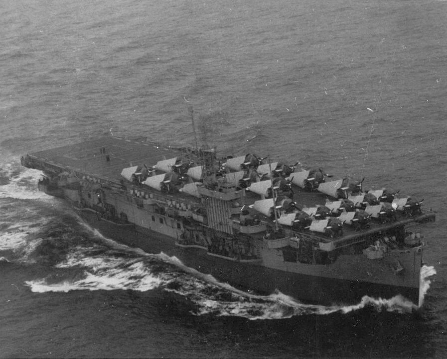 Uss Block Island Photo Cve 56 Navy Us Usa Military Escort Carrier Picture