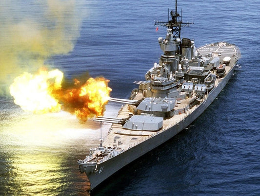 Uss Iowa Photo Bb 61 Navy Us Usa Military Iowa Class Battleship Ship