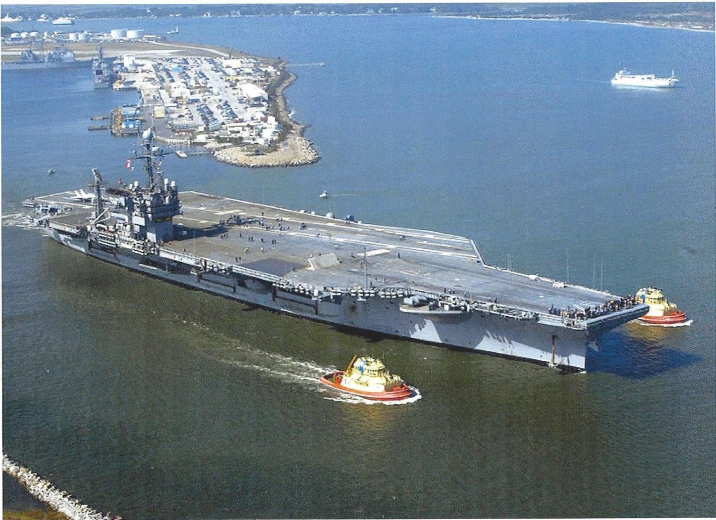 Uss John F. Kennedy Navy Us Usa Military Aircraft Carrier 300 PCS Jigsaw Puzzle