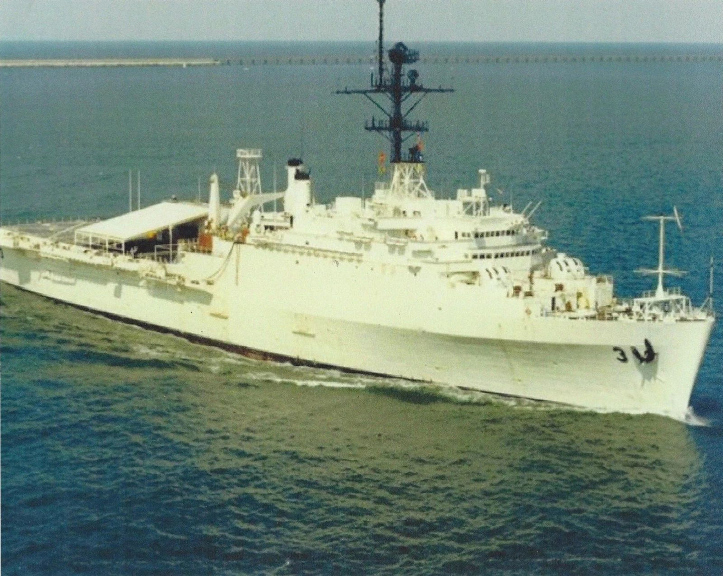 Uss Lasalle Photo Agf 3 Navy Us Usa Military Command Ship