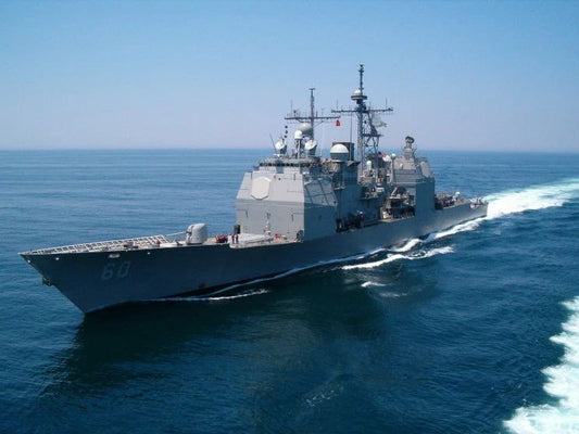 Uss Normandy Photo Navy Us Usa Military Cg 60 Ship Anti Submarine Cruiser