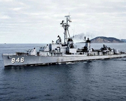Uss Ozbourn Magnet Dd 846 Navy Us Usa Military Destroyer Picture